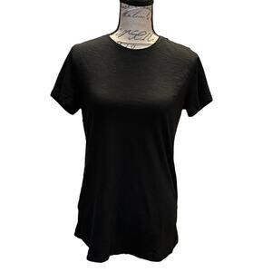 Felina Black Cotton Short Sleeve Shirt Medium NWT